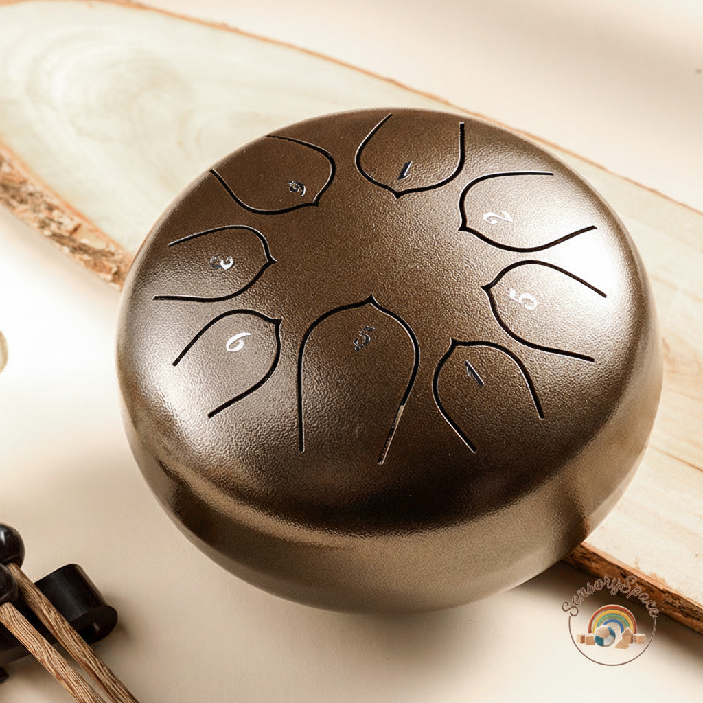 Steel Tongue Drum - Image 2 with Logo