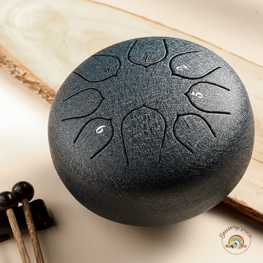 Steel Tongue Drum - Image 3 with Logo