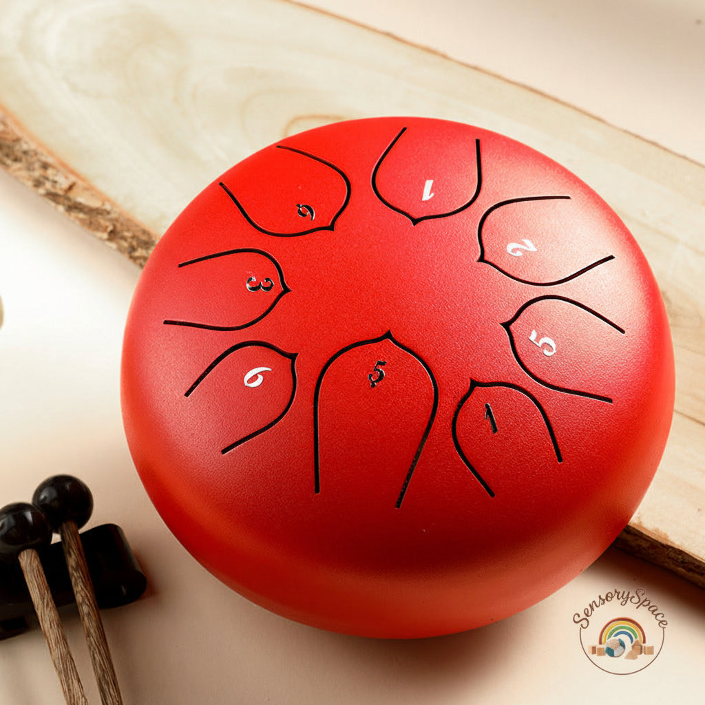 Steel Tongue Drum - Image 7 with Logo