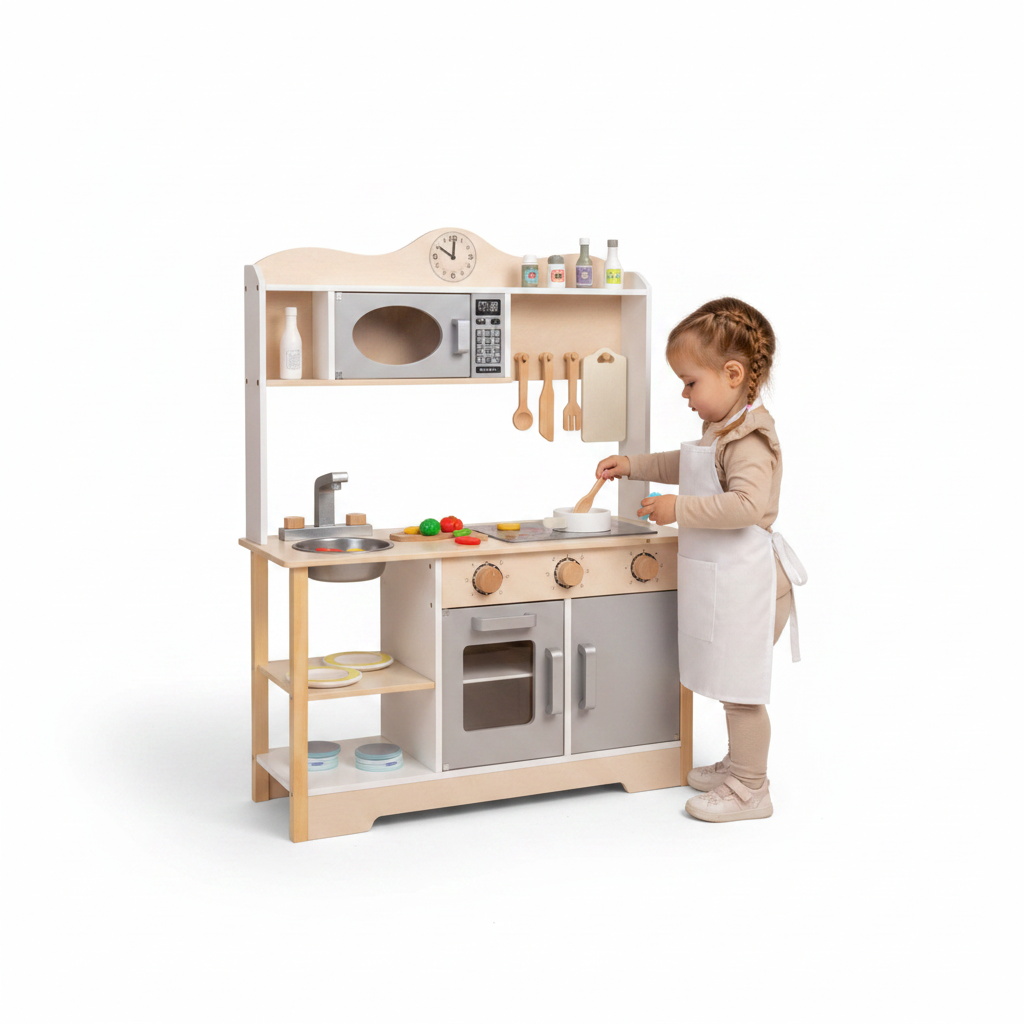Toddler pretend cooking