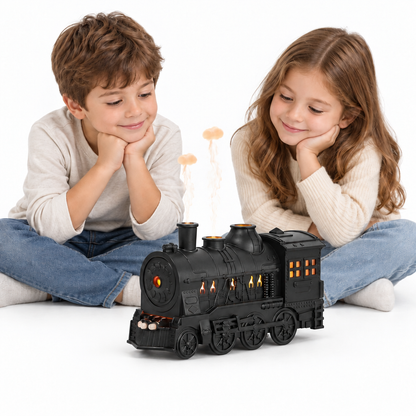 Two children beside diffuser, bottles removed