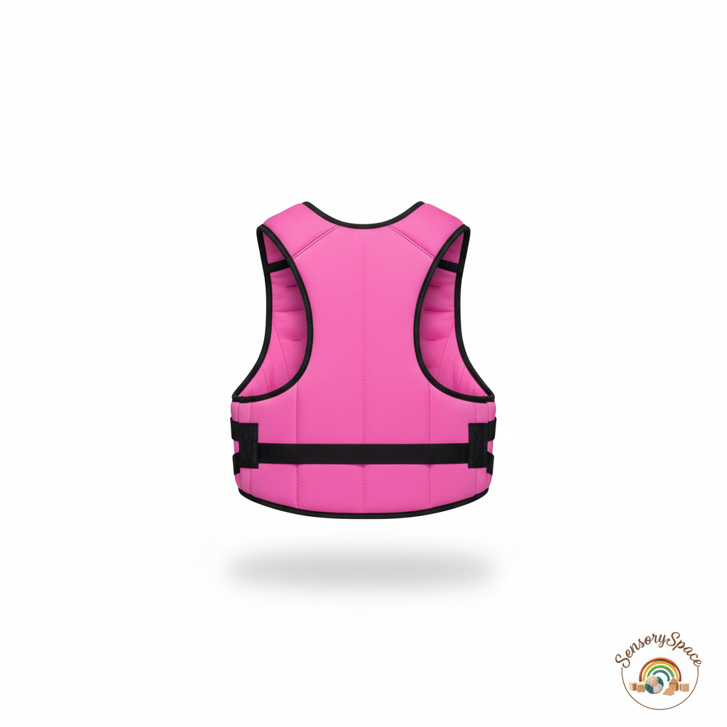 Vest — Back View White BG