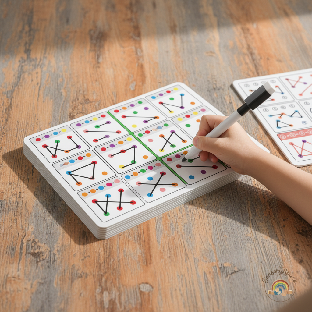 Visual Tracking Cards - Wood BG 3