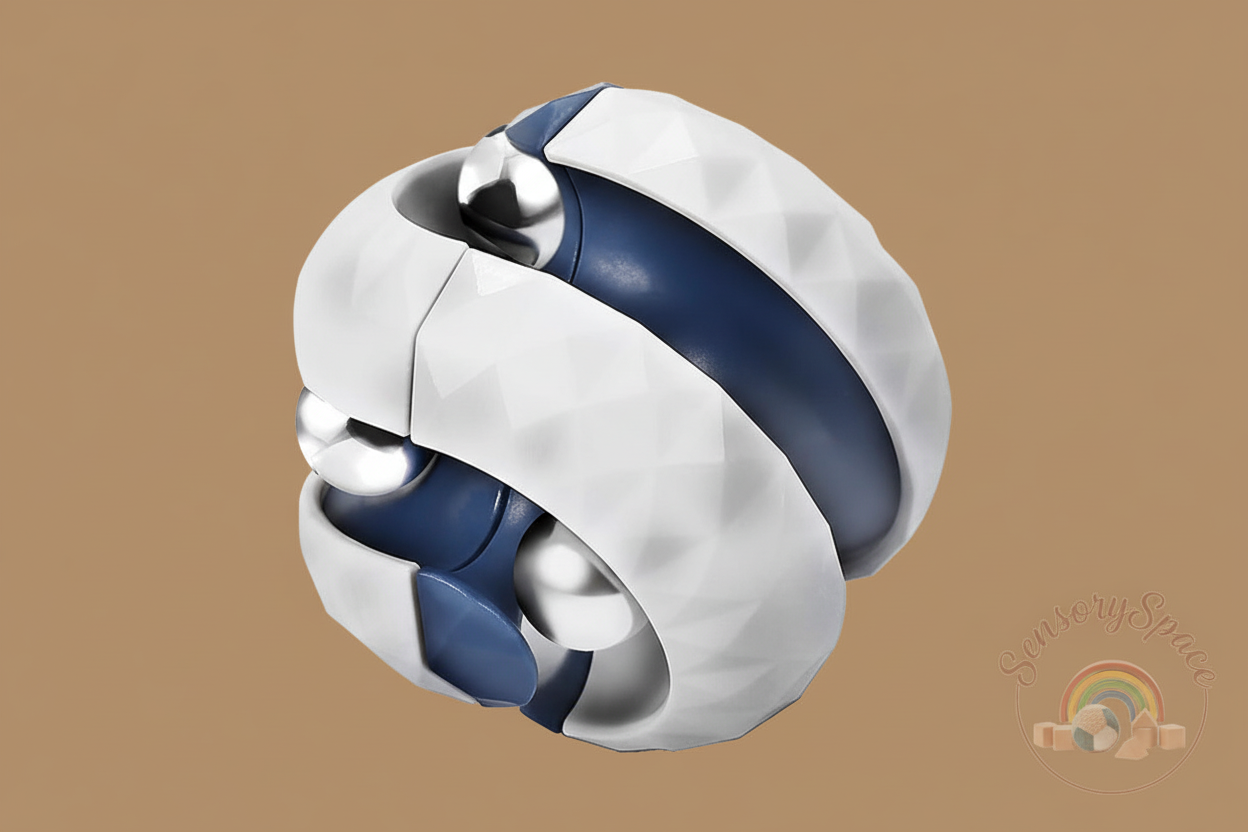White fidget spinner
