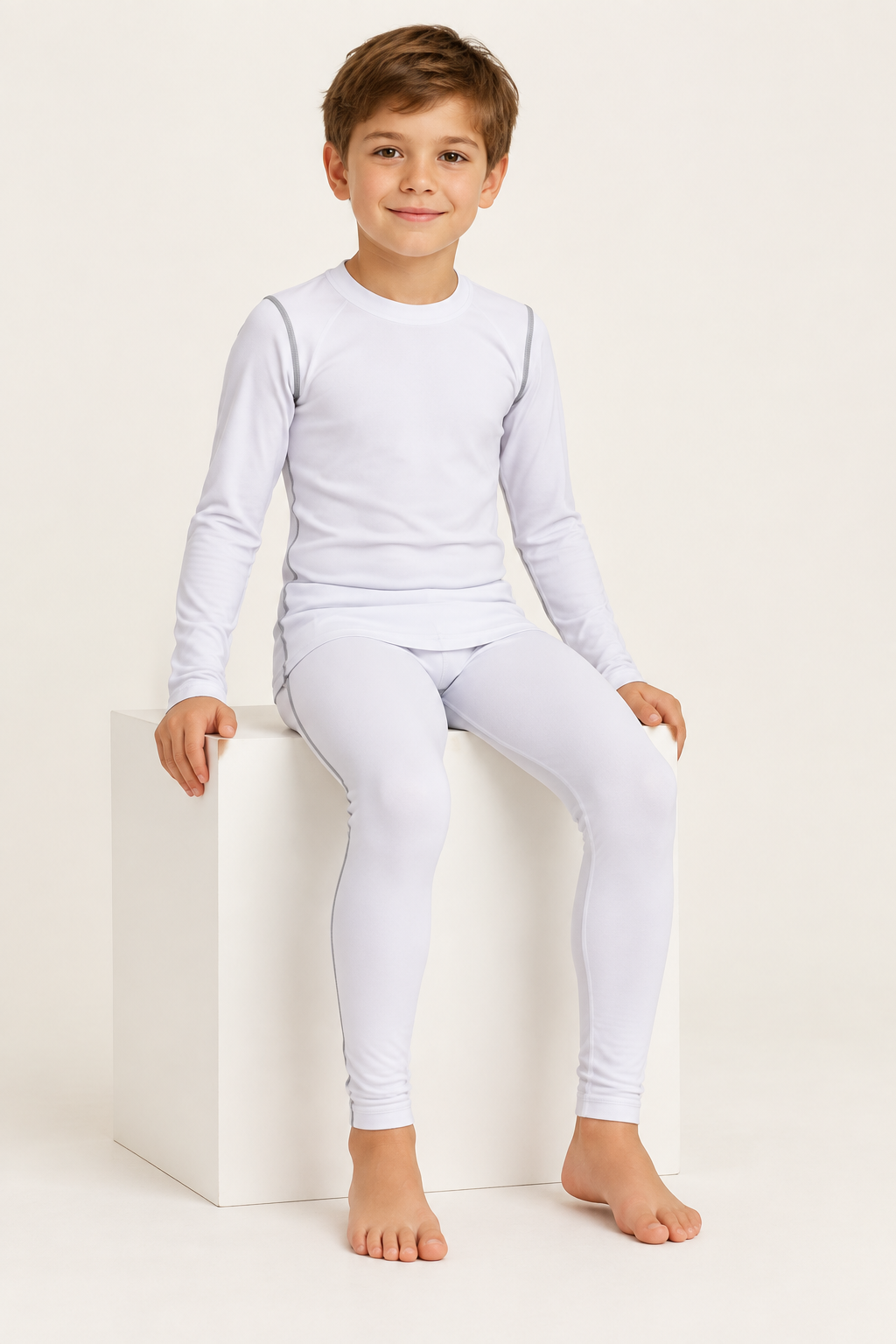 White set seated pose 5