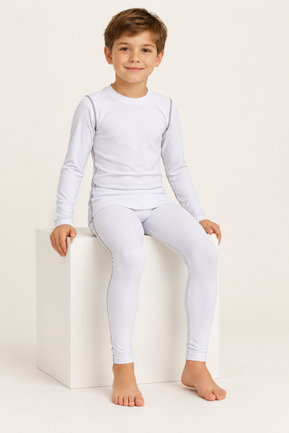 White set seated pose 5