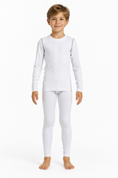 White set, wider full-body framing