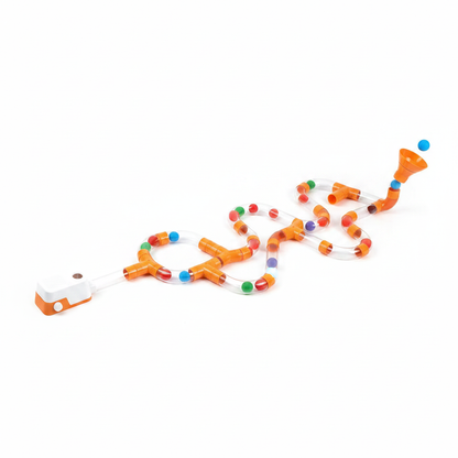 Winding ball track toy