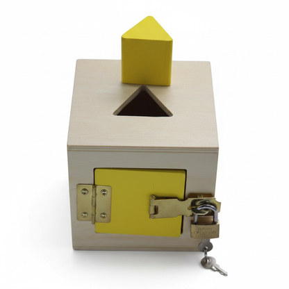 Yellow Lock Box - White BG