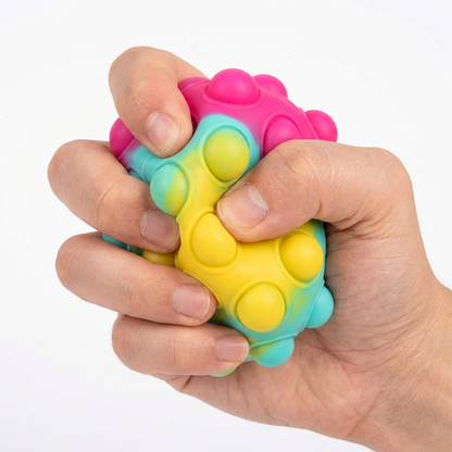 Yellow multicolor ball, 3